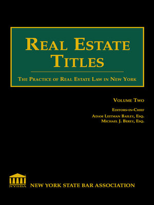 cover image of Real Estate Titles